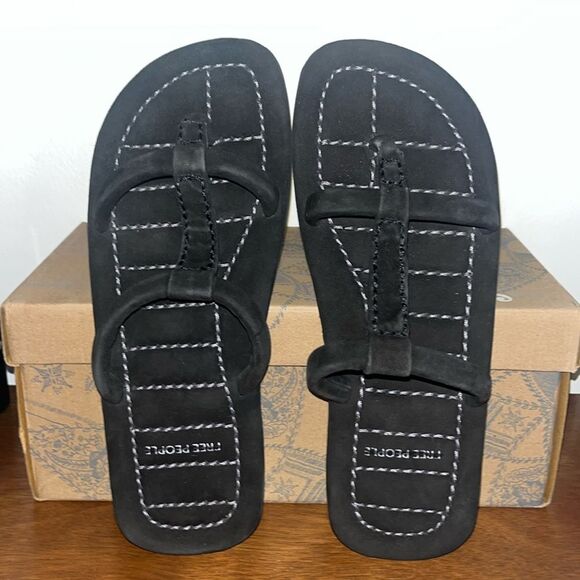 Free People Hadden Sandals in Black 9.5 - Picture 3 of 7